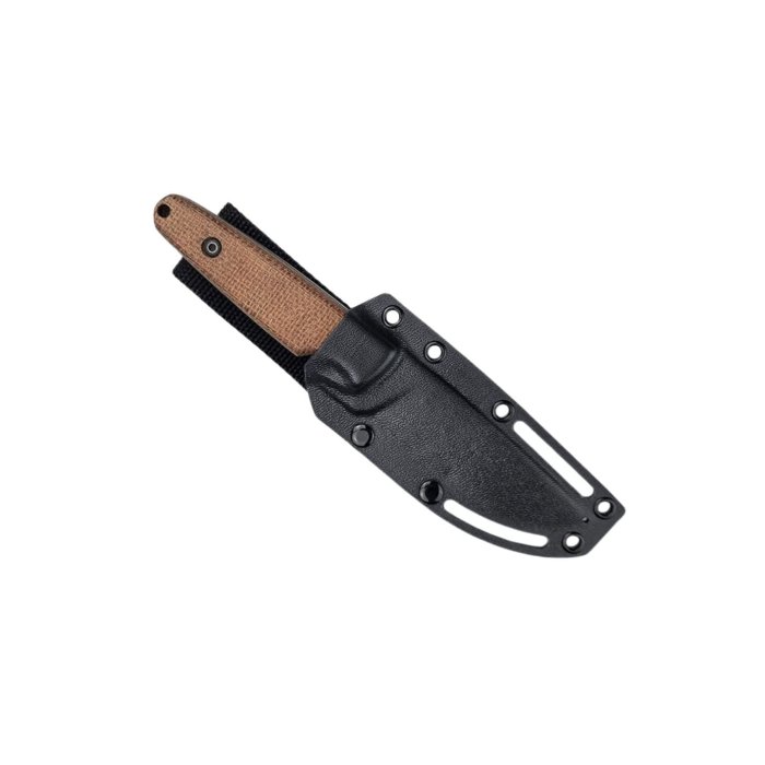 Za-Pas - Nóż Handie Stonewash Micarta Brown HAN-ST-M-BR